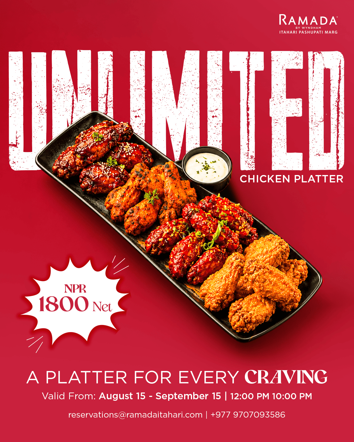 Unlimited Chicken Platter